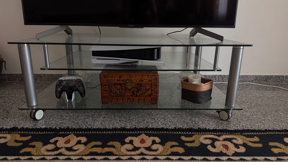 Móvel TV / Mesa de Centro de Vidro