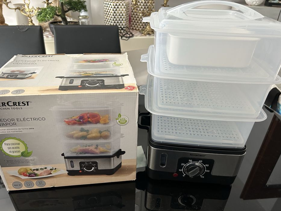 Cozedor eletrico a vapor