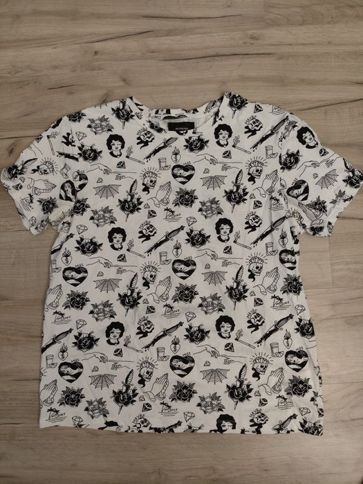 Wyprzedaż T-shirt Reserved. Rockabilly, psychobilly. Nowa.XXL