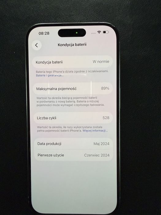 Iphone 15 Pro 128 GB Blue Titanium