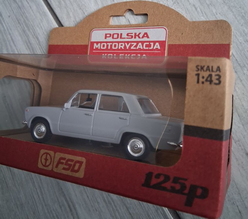 Fiat 125p model 1:43 Nowy Polska Motoryzacja Kolekcja FSO