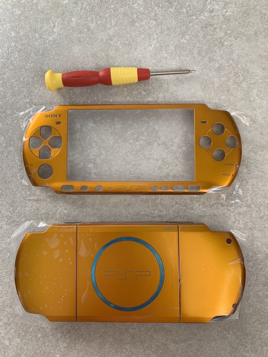 Psp 3000 корпус золотий новий!