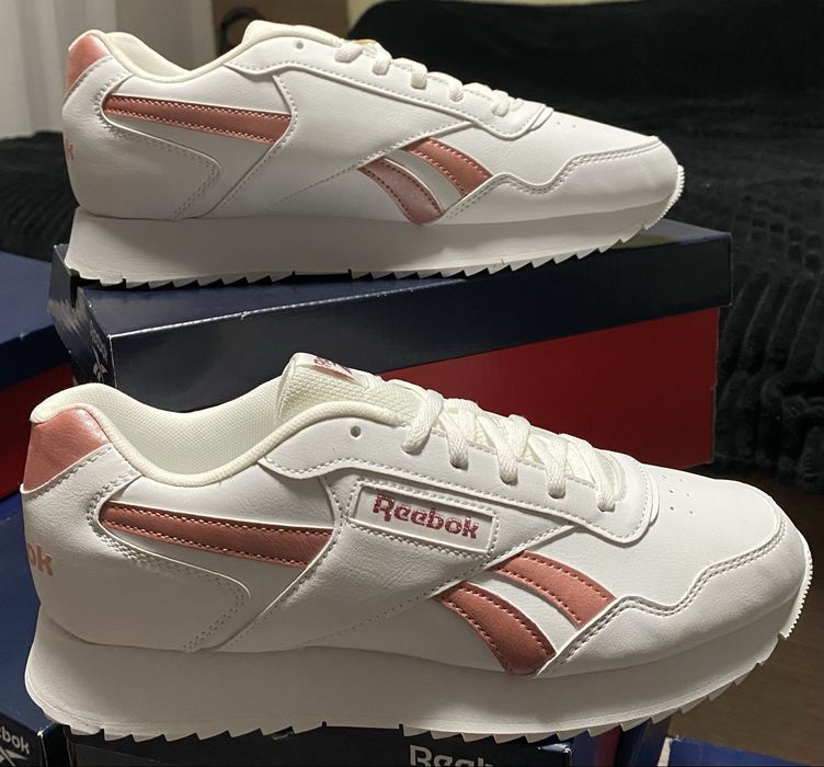 Buty sneakersy damskie Reebok GLIDE RIPPLE DOUBLE WHITE