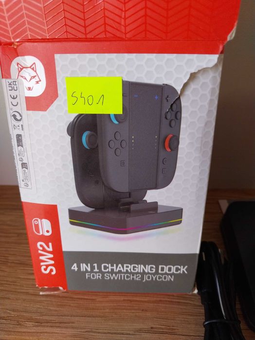 Stacja ładująca Nitendo Switch 2 4w1 RGB S401