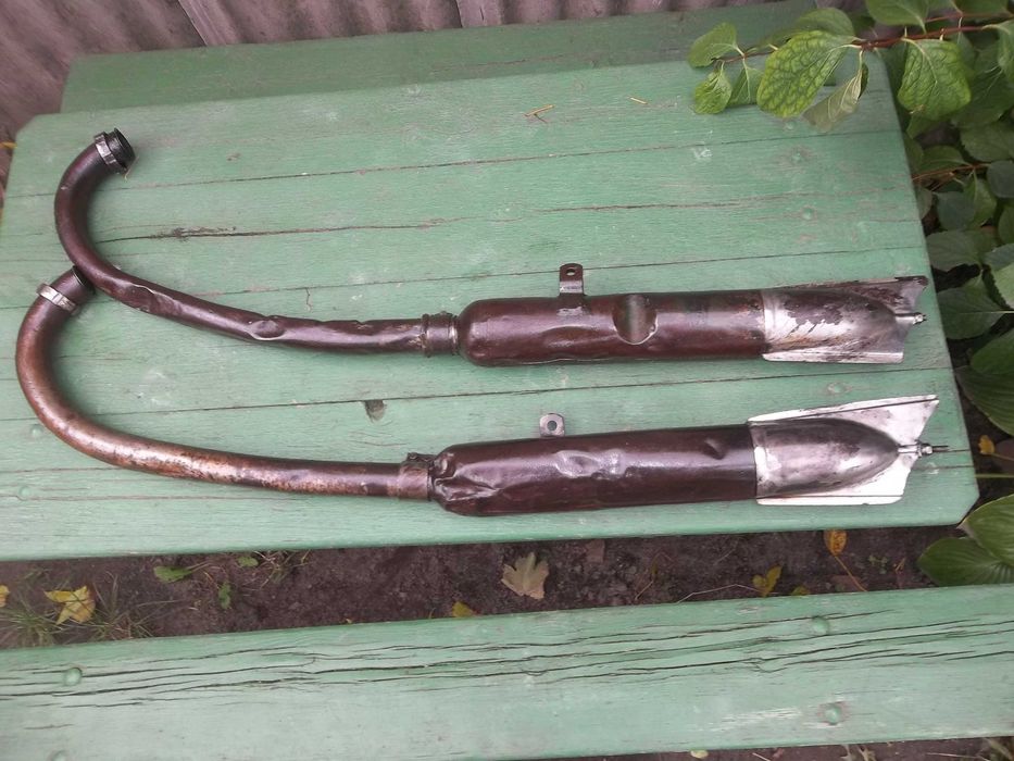 Вихлопні труби з колінами мото Іж49