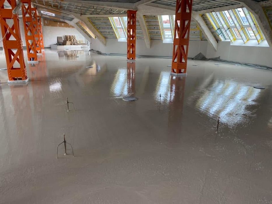 Posadzka anhydrytowa, pianobetony