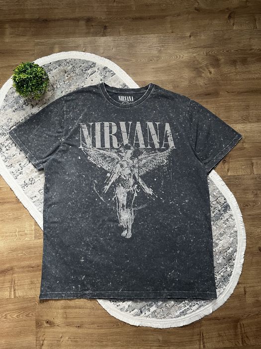 Футболка Nirvana Angel,bape,opium,rock,metallica