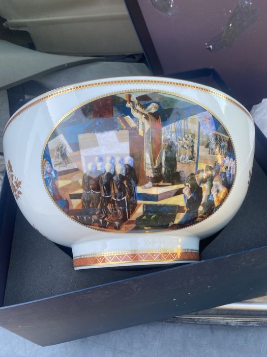 Taça VA porcelana grande unica