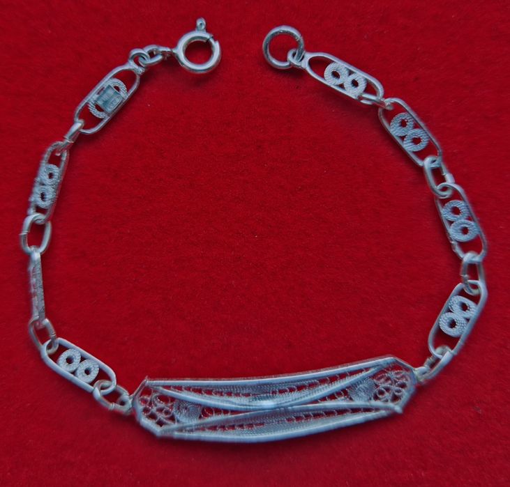 Pulseira em prata Filigrana