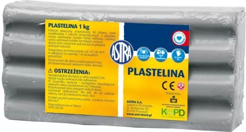 Plastelina Szara (1 Kg). Nowy Produkt