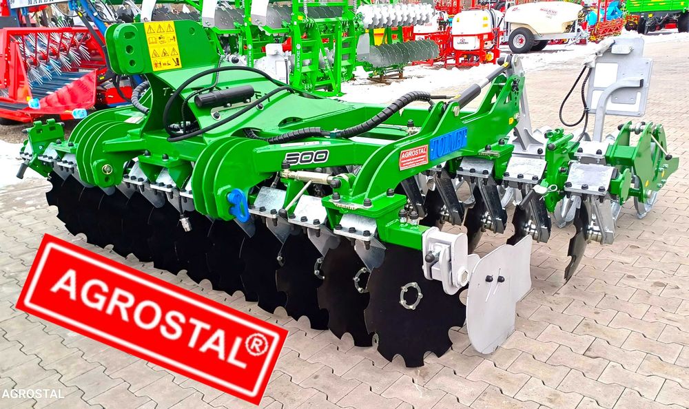 Brona talerzowa z wałem ASTAT TOLMET talerzówka HIT agregat AGROSTAL