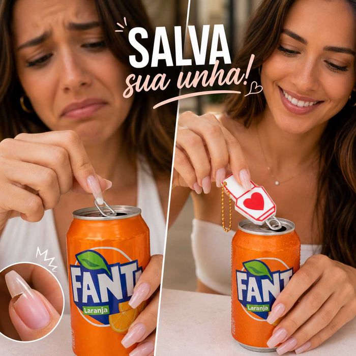 Abridor de Latas Salva Unhas | Novo