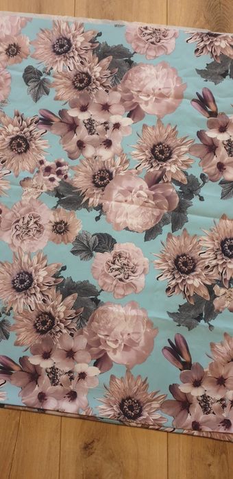 Kupon material w kwiaty