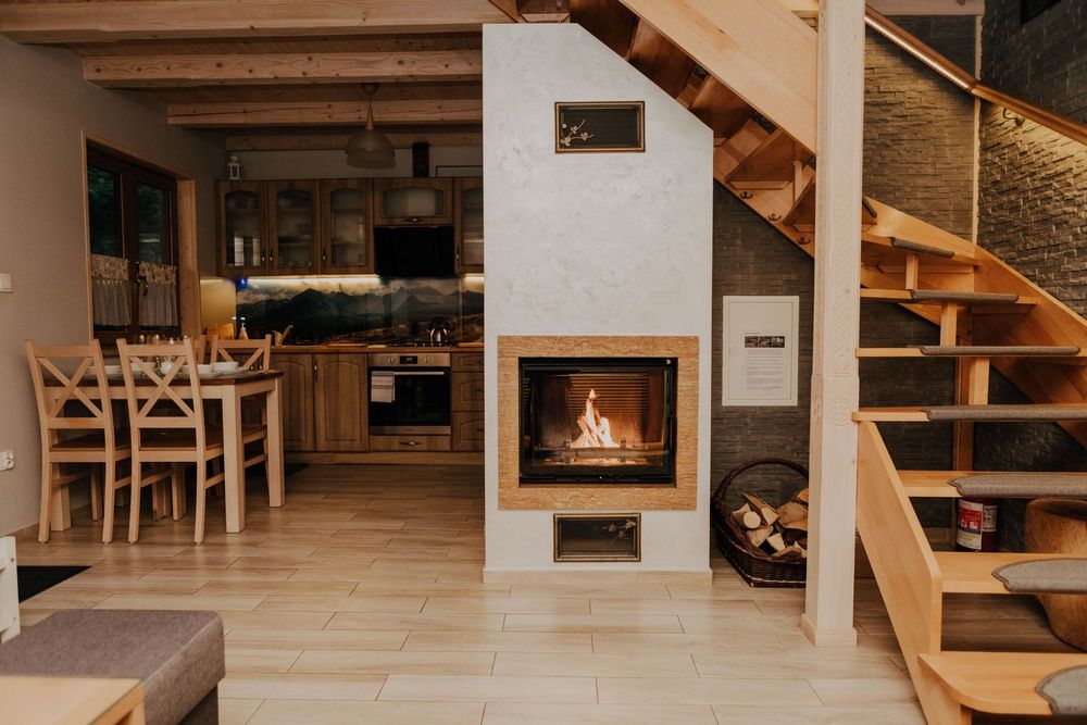 Domek chatka z klimatem w górach BALIA sauna KOMINEK luksus