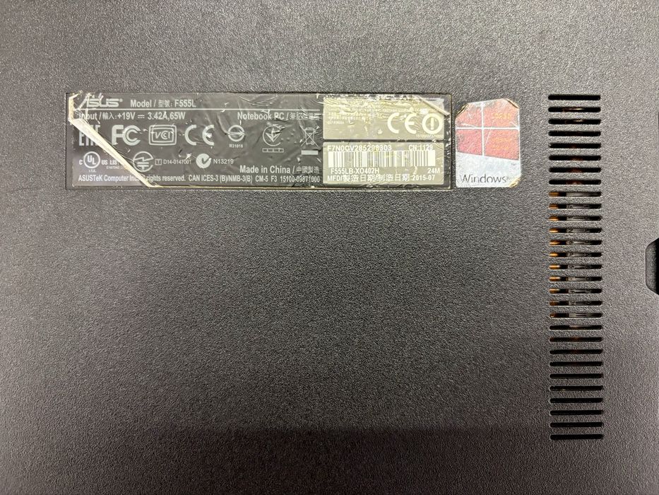 Ноутбук Asus F555L  Intel Core i7/8gb/GeForce 940M