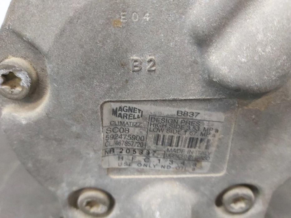 COMPRESSOR AR CONDICIONADO FIAT PUNTO 2001 -205897