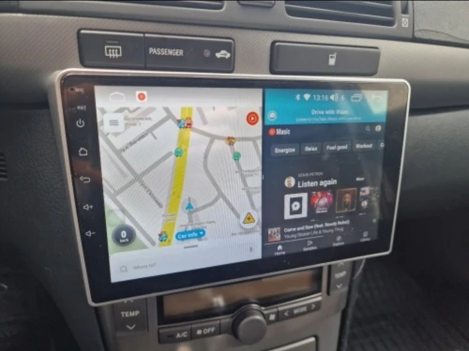 Rádio Android 14 com GPS Toyota Avensis T25 (Novo)