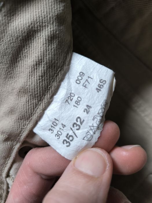 Wrangler Jeans spodnie męskie beż szerokie proste 35/32