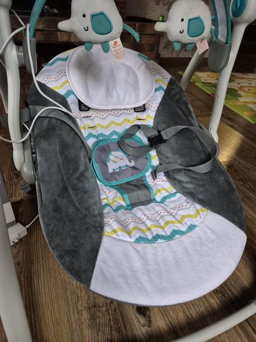 Дитячий шезлонг гойдалка / гойдалка / колиска / електронні гойдалки