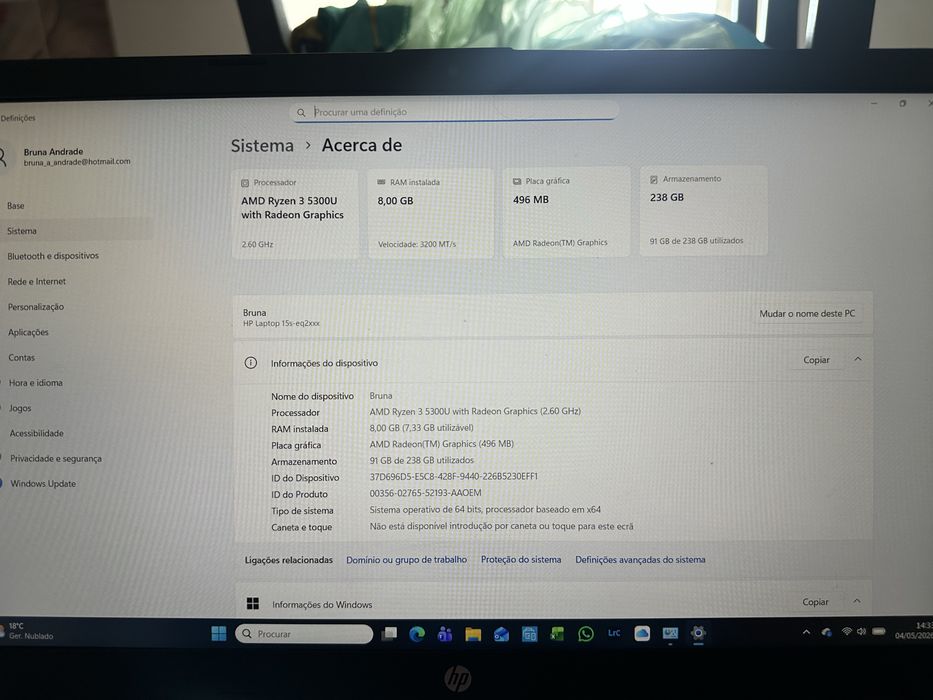 Notebook HP impecavel