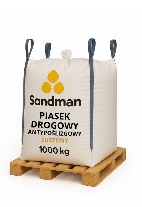 PIASEK ANTYPOŚLIZGOWY drogowy śnieg lód EKO BIG BAG 1000 kg