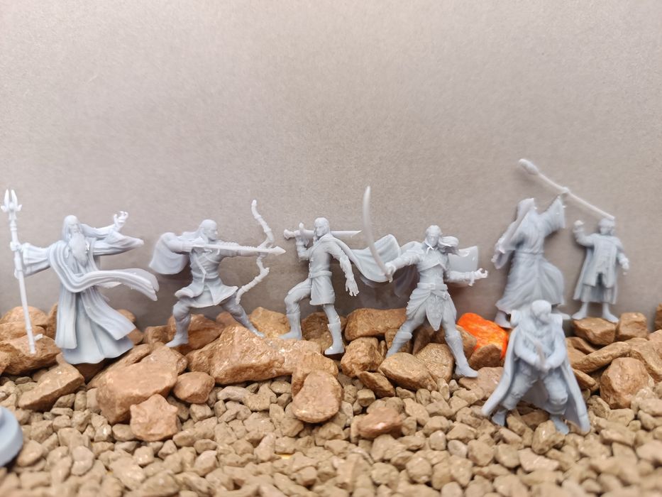 Promo. 7x figurek + BALROG pasujące do LOTR , Śródziemie 14k, D&D