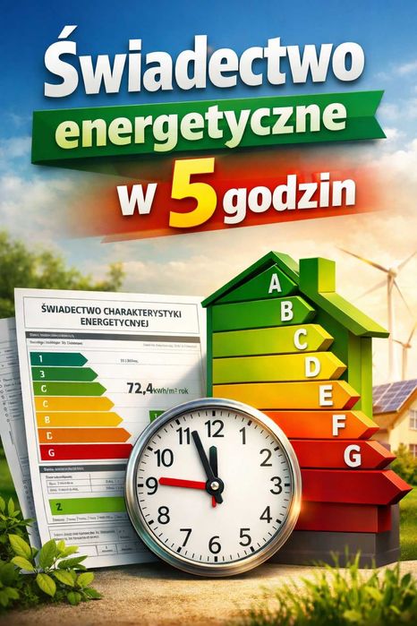 Świadectwo energetyczne, ekspresowo i tylko 146 zł.