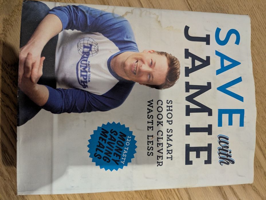 książka kucharska wydanie angielskie Save with Jamie