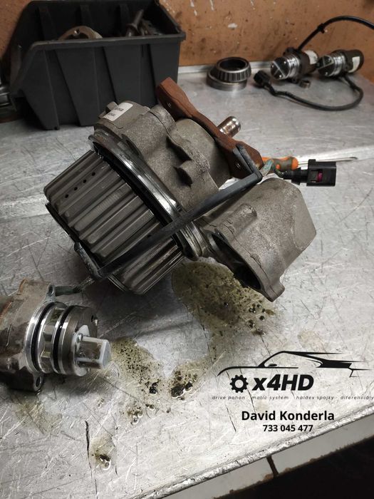 Tylny most Haldex Skoda Superb regeneracja +pompa, sprzęgło, oleje