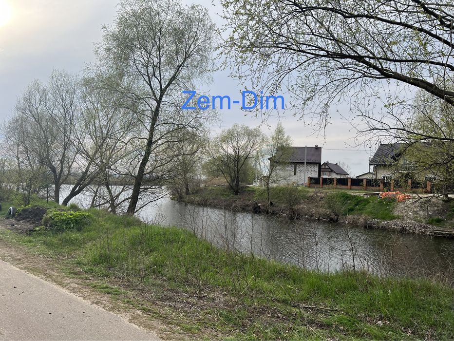 Продаж дім котедж над водою вулиця Берегова 128 кв 4кім 8сот Гнідин Гнедин