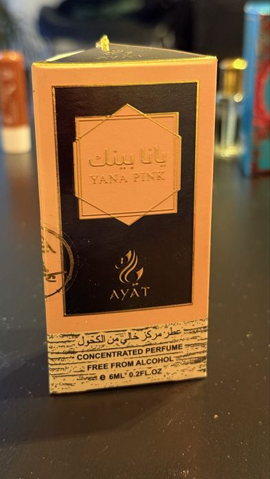 Perfume árabe óleo roll-on Yana Pink