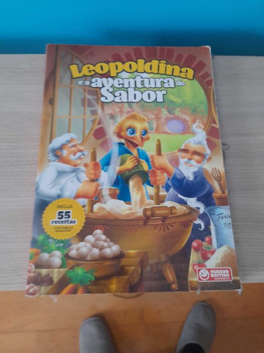 Lote 2 Livros Leopoldina e a Aventura do Sabor e Mini Chefes