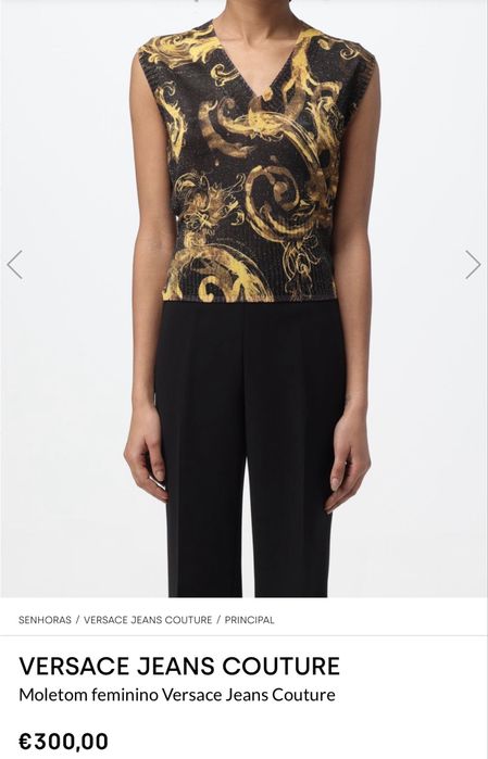 Colete versace tamanho S original