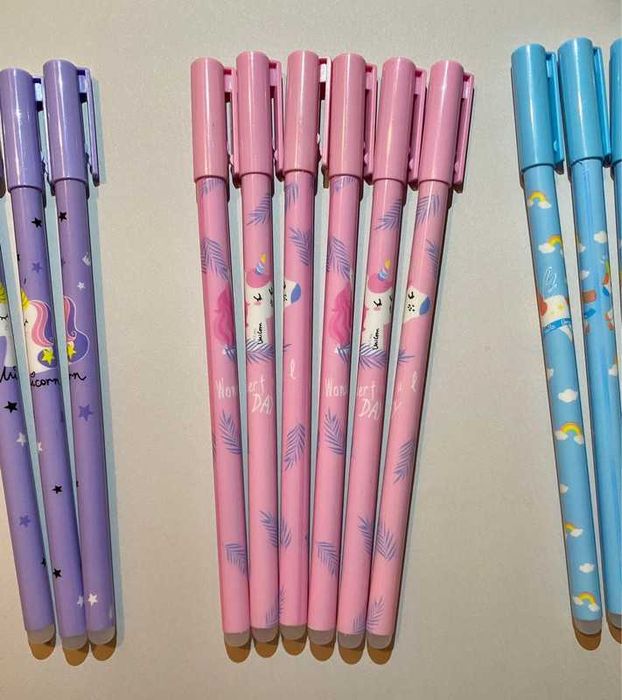 canetas giras apagáveis