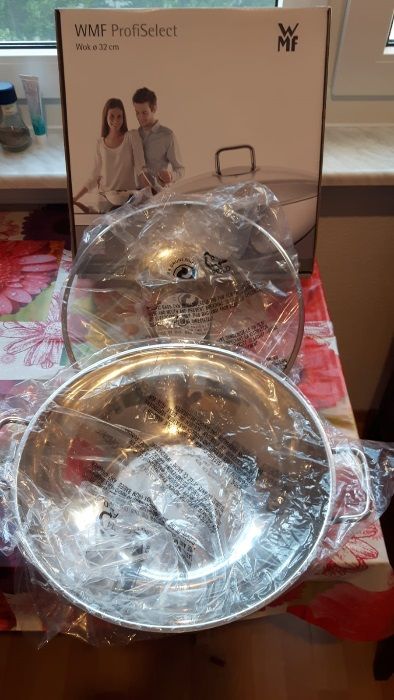 Сковорода ВОК WMF ProfiSelect 32 см с крышкой Новая