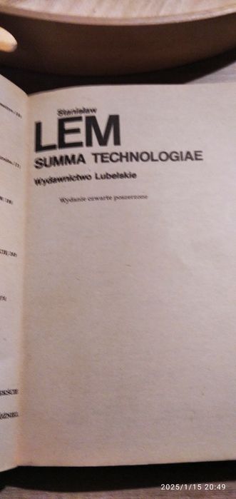 Summa technologiae Stanisław Lem