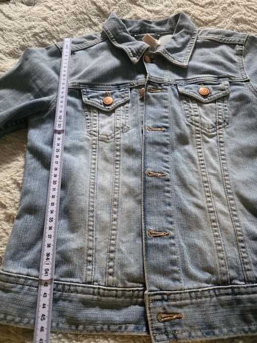 Kurtka katana narzutka rozm. 34 dżins jeans niebieski
