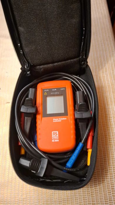 Testador de rotação de fase