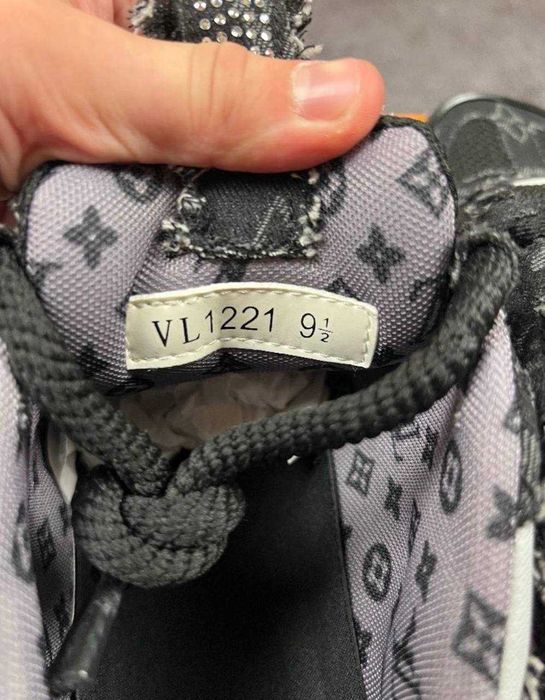Louis Vuitton Skate Trainer Black Swarovski Monogram