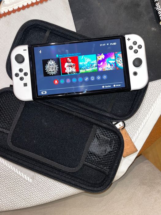 Nintendo Switch OLED –como nova+ Garantia