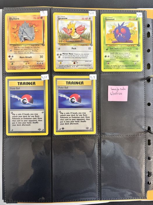 Cartas Pokemon Jungle Pt e Ingles