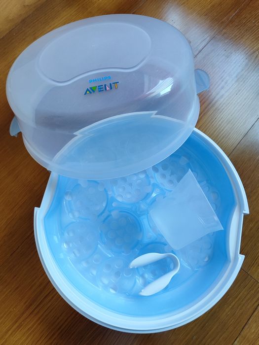 Esterilizador a vapor para microondas