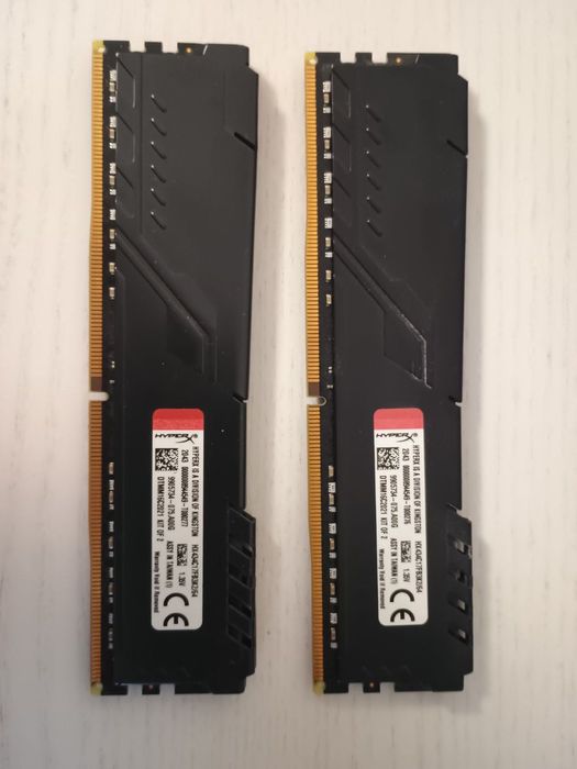 Оперативна памʼять Kingston HyperX Fury DDR4 64GB (KIT 2×32GB) 3466MHz