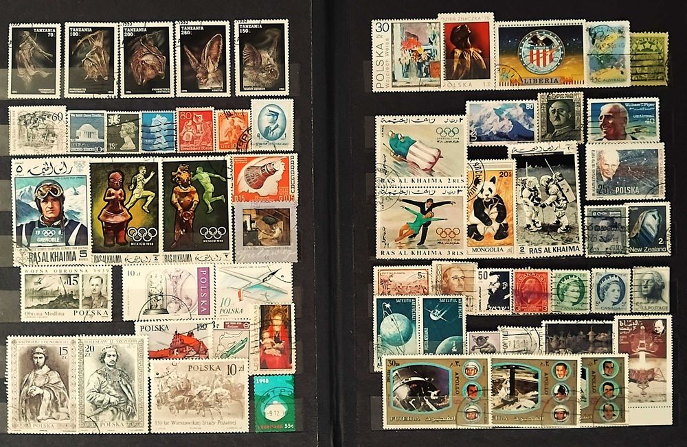 Pakiet znaczków pocztowych z całego świata 700szt. + 70szt. gratis