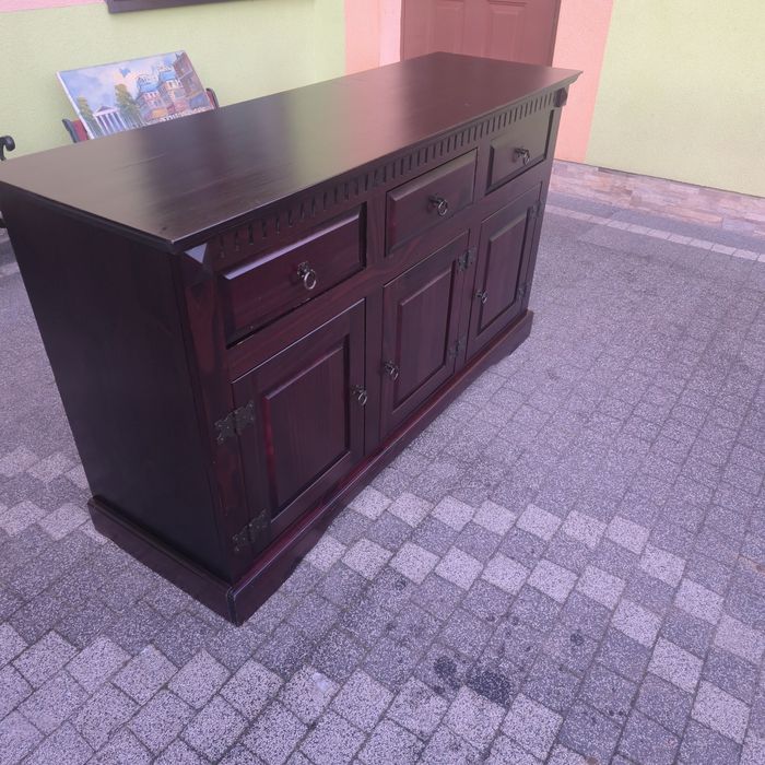 Komoda kolonialne lite drewno