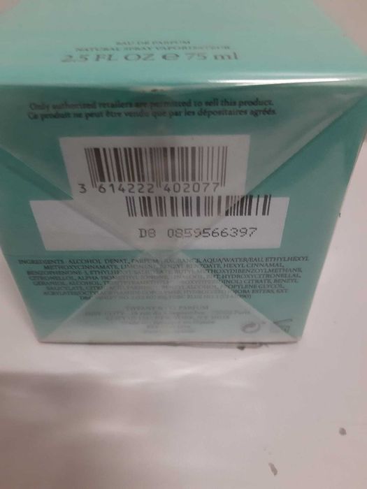 Tiffany&Co 75 ml eau de parfum