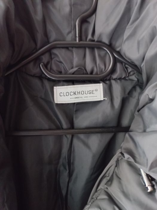 C&A Clockhouse puchowy płaszczyk kurtka zimowy płaszcz pierze S-M