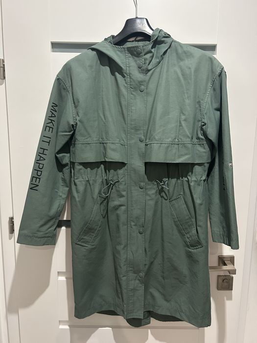 Parka z kapturem i sciagaczem