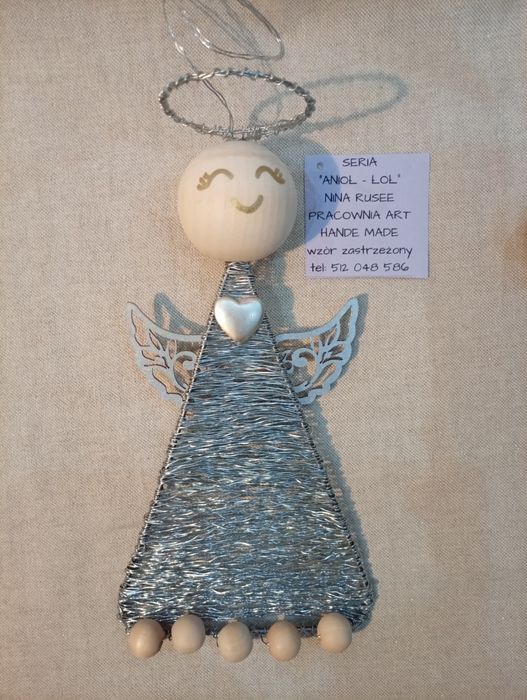 Anioły Bożonarodzeniowe zawieszki