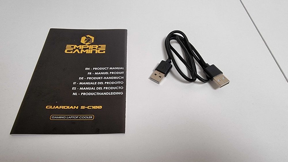 Podkładka chłodząca pod laptopa Empire Gaming Guardian S-C100 RGB